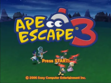 Ape Escape 3 screen shot title